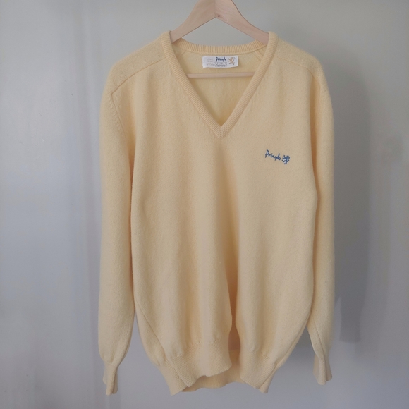 Pringle of Scotland Vintage V-Neck Sweater Size XL - Picture 2 of 12